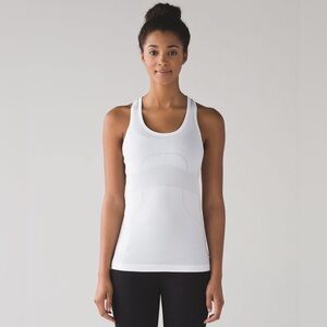 Lululemon Swiftly Tech Racerback in white